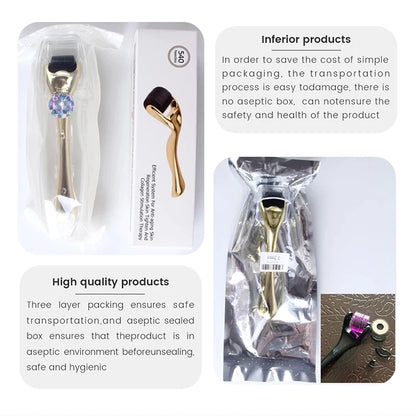 Facial Microneedle Roller Massage DRS 540 Derma Roller Needle Instrument Face Roller Massager Needles Skin Care Tool for Face