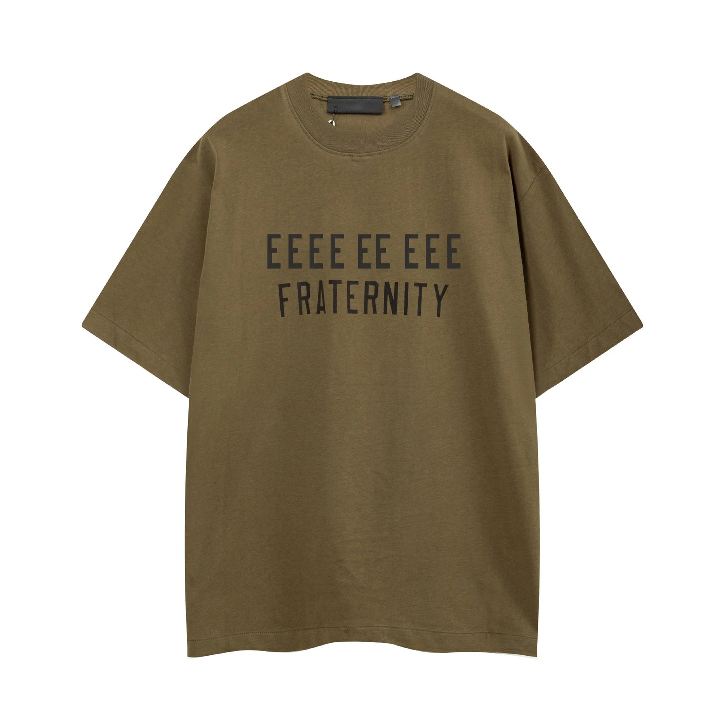 Fashion Design Men's T-shirts Two Rows Letter Logo Streetwear Designer Brand Men's T-shirts Sets