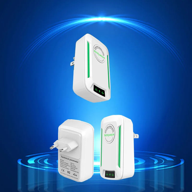 Electricity Energy Saver Pro Power Save 90V-250V Home Office Energy Saving Plugs US/UK/EU Stable Voltage Electricity Save Box