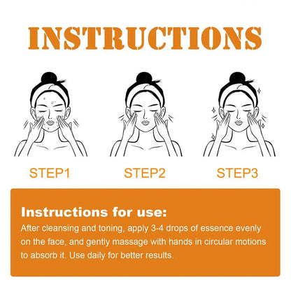 Vitamin C Serum Hyaluronic Acid Whitening Moisturizing Brightening Serum Fade Fine Lines Glowing Serum Skin Care