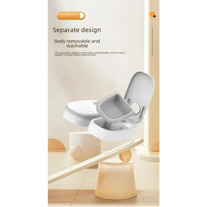 Automatic Pet Feeder Wet Dry Food Smart Timed Meal Dispenser Freshness Preservation Dual Trays Anti-Jamming Easy-Clean Cats Dogs