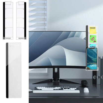 1pc Computer Monitor Memo Board Computer Message Board Office Supplies Computer Note Clip Home Office Desk Accessories Decor