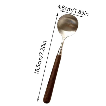 1Pc Stainless Steel Thickening Spoon Creative Long Handle Hotel Hot Pot Spoon Soup Ladle Home Kitchen Essential Tools