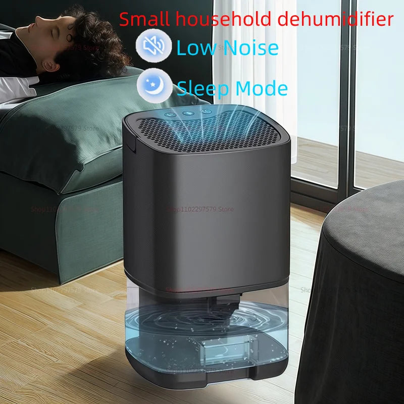 Smart Air Purifier Portable Silent Dehumidifier Home Dehumidifier Dryer Bedroom Office Kitchen Deodorizer Dryer EU/US Plug