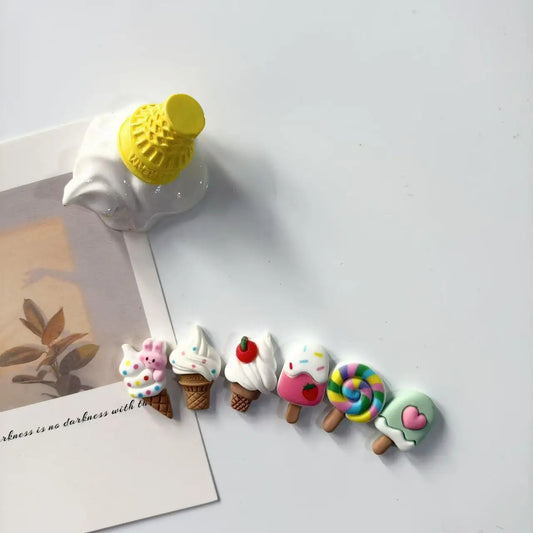 Ice Cream Food Fridge Magnets, Home Decoration Magnets, Cute Magnet Photos for Fixation