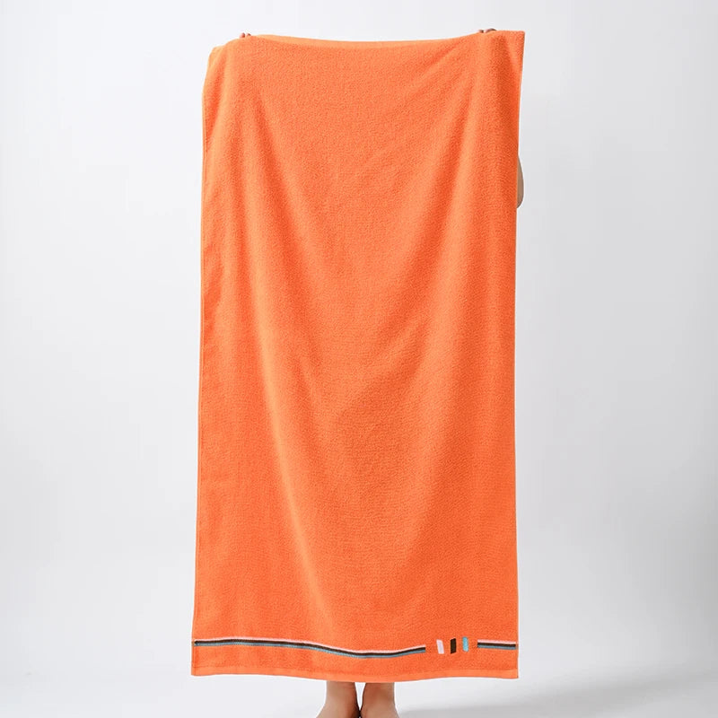 100% Cotton Large Bath Towel Adult Bath Towel Sweat Absorbent Bath Towel Colorful Bath Towel Set Large Size Bath Towel