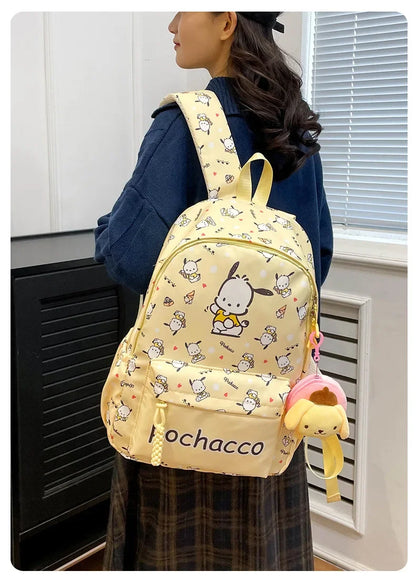 Fashion Student Backpack Cartoon Print Cute Large Capacity Backpack Fashion Student Backpack
