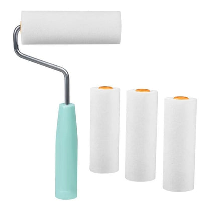 9pcs Paint Roller set Mini Foam Rollers Upgrades for Detailed Work & Small Areas 601A