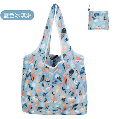 reusable bag Bag Large Foldable Shopping Bag Reusable Grocery Bag Tear-Proof Nylon Bag Suitable For Grocery Recycling Gift