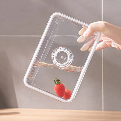 Transparent Fridge Organizer Food Storage Containers Fresh Vegetable Fruit Baskets Refrigerator Storage Box Kitchen Organizer