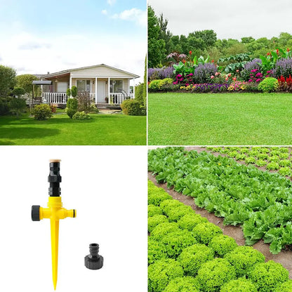 Garden Sprinkler 360° Rotation Irrigation Watering System Automatic Agriculture Lawn Farm Greenhouse Plant Watering Sprinkler
