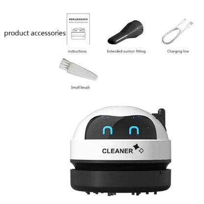 New Mini Vacuum Cleaner Smart Robot Portable Vacuum Cleaner Detachable Nozzle Wireless Vacuum Cleaners Smart Home Cleaning Tools