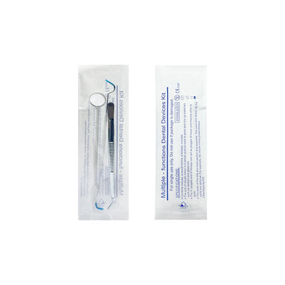 Dental Tool Kit Stainless Steel Instrument Disposable Cleaning Tools Mouth Mirror Probe Hook Pick Tweezer Set dentista Oral Care
