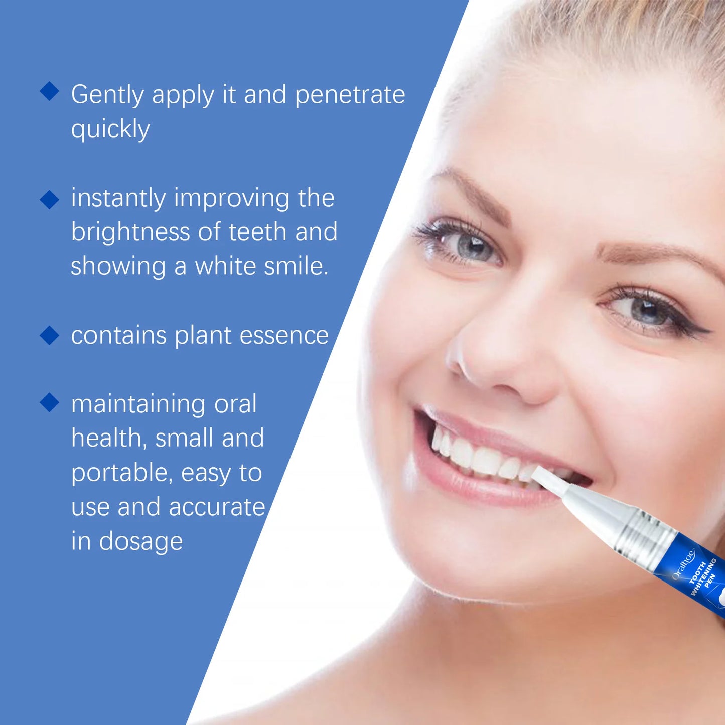 Teeth Whitening Gel Pen Dental Whitener Remove Stains Reduce Yellowing Teeth Gums Treatment Fresh Breath Tooth Brightening Serum