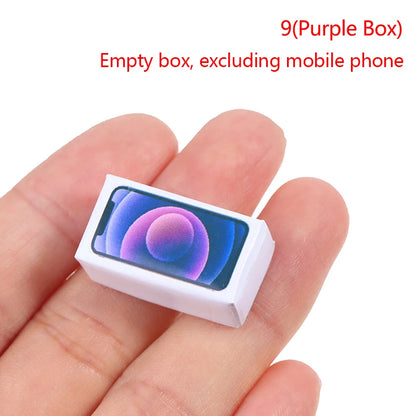 1:12 Scale Miniature Dollhouse Mobile Phone Model for Doll House Decoration