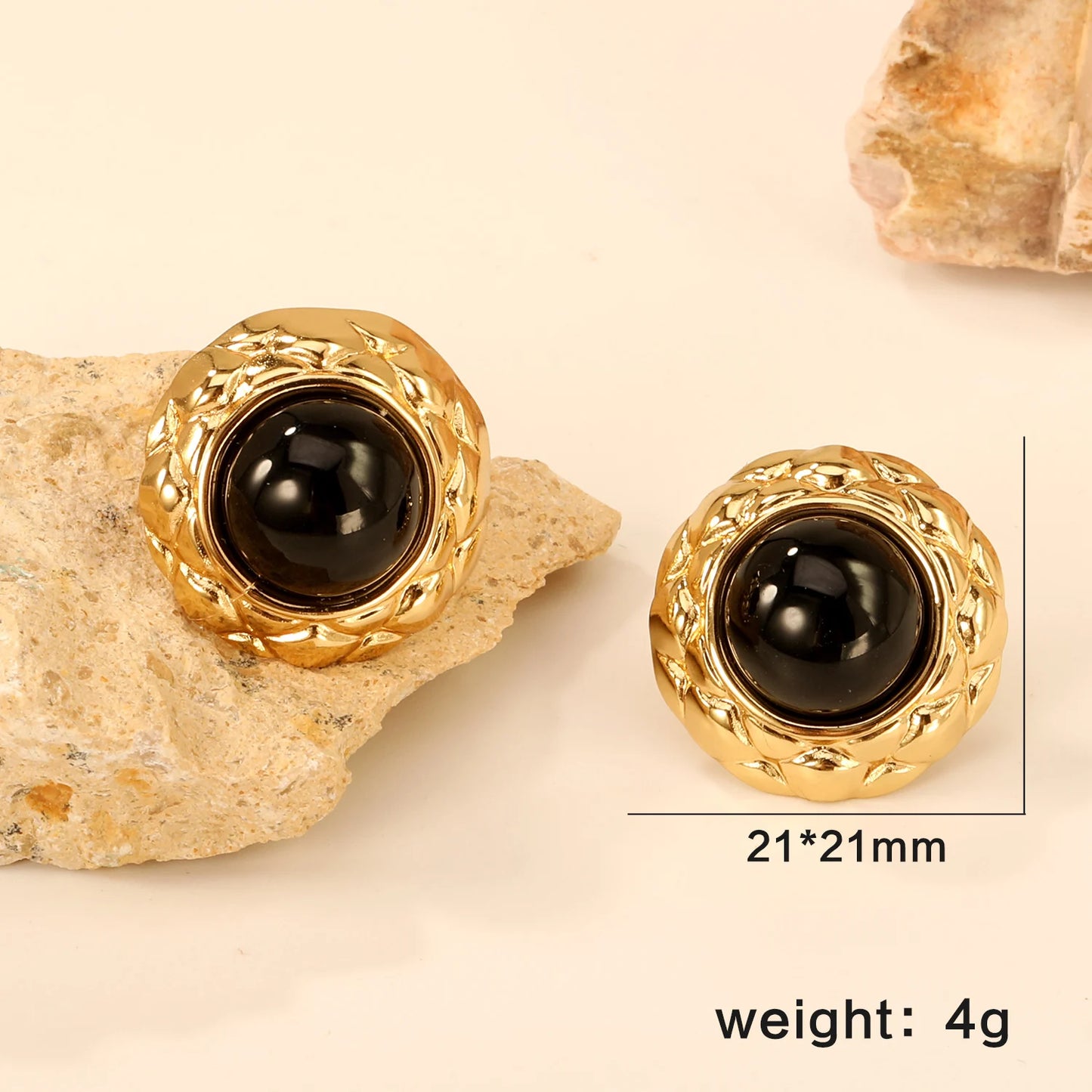 LUXUSTEEL Irregular Vitality Earrings Butterfly Women Stud Earrings Round Stainless Steel Female Ear ring Elegant Jewelry Gift