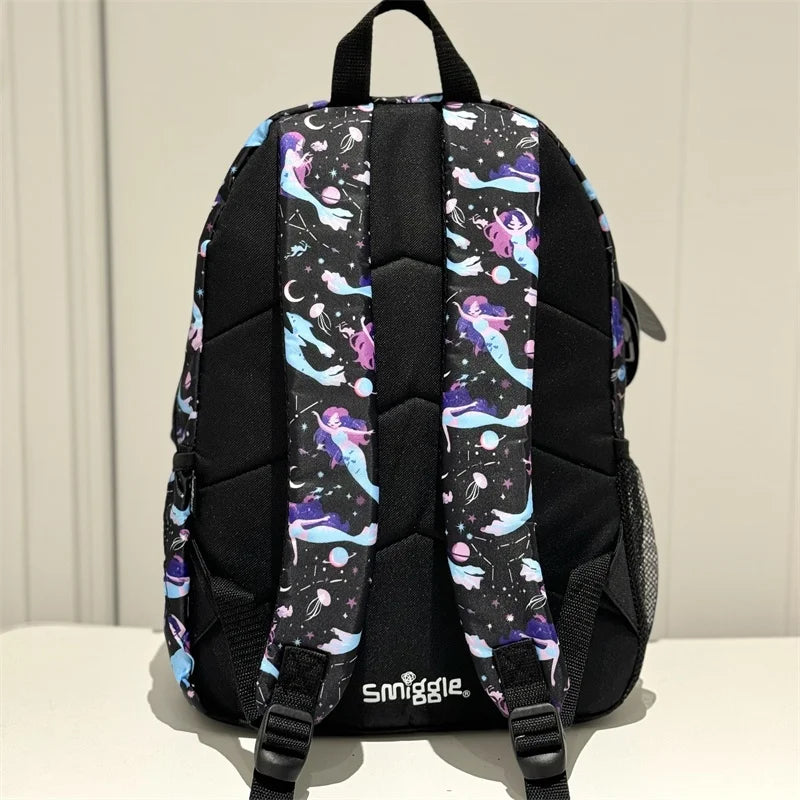 Genuine Australian Smiggle Mermaid Reflection In Water Backpack Children'S Stationery Student Pencil Case Backpack Student Gift