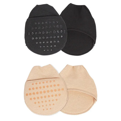 Womens High-Heeled Shoe Insoles-Ergonomic Half Insoles Protective Five-toe Forefoot Pads Ultra-Absorbent Non Skid Half Sock