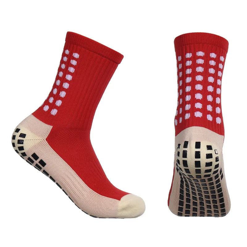Anti-Slip Football Socks Men Women Sports Socks Breathable Silicone Bottom Soccer Outdoor Sport Running Cycling Grip Socks