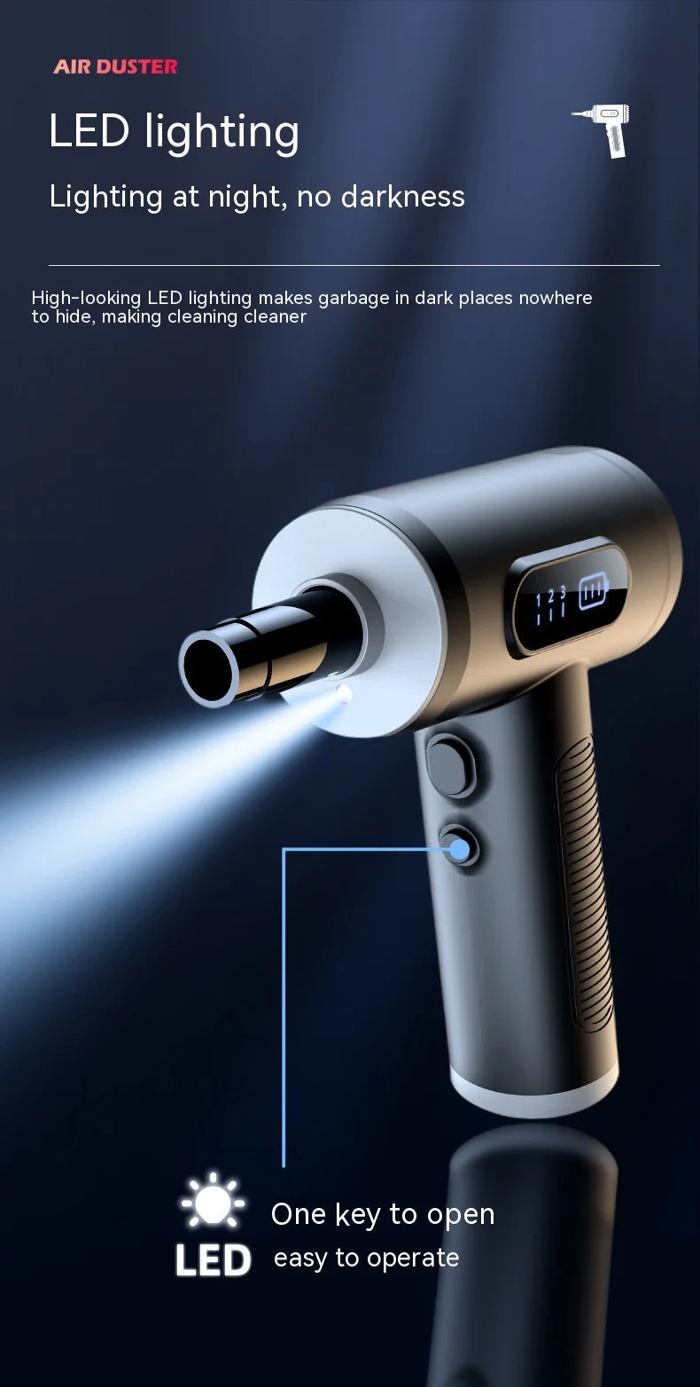 50000RPM Car Vacuum Cleaner Handheld Powerful Pump Mini Cordless Cleaner Super Strong Robot Wireless Vacuum Cleaner And Blower