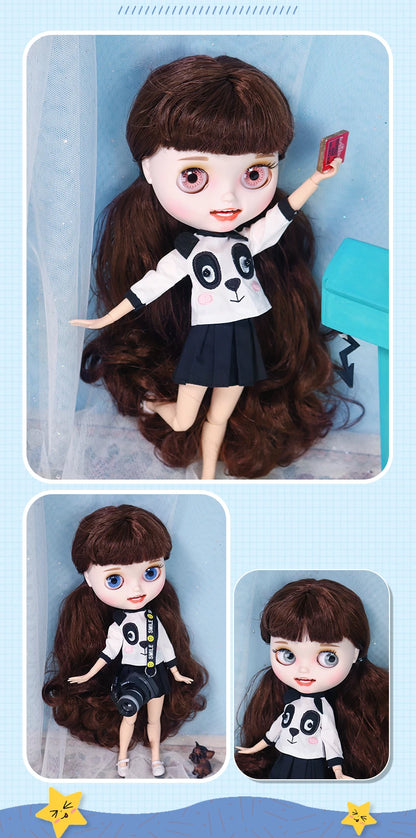 ICY DBS Blyth Doll Combo Clothes Shoes Hand Set Included Children Toy Gift 1/6 BJD Ob24 Anime Girl Azone M