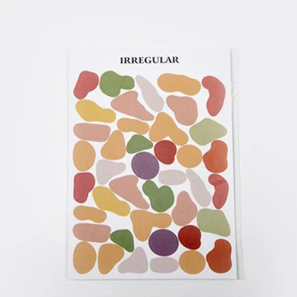 School Supplies Planner Album Self-adhesive Decorative Decals Label Stickers Stationery Stickers Diary Scrapbooking Stickers