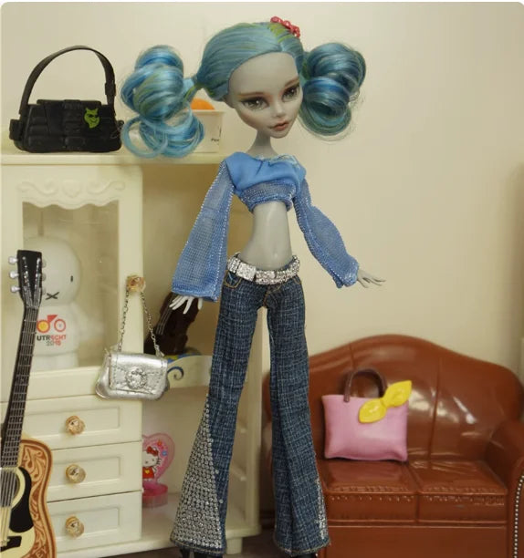 New different styles for choose accessories Casual doll clothes for MH Doll Fashion Cute Newest BBIKG445