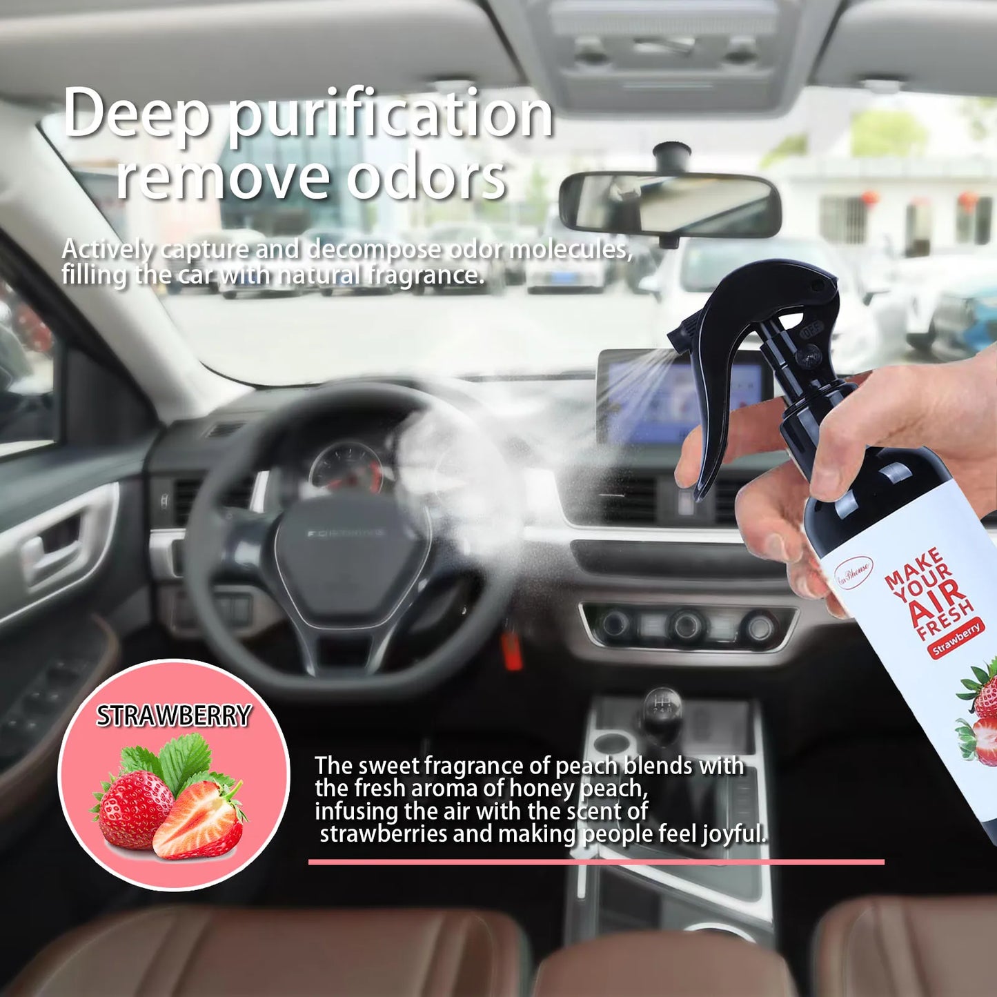 150ML Hand - sprayed Air Freshener, Car Spray, Home Air Purifying and Deodorizing Perfume