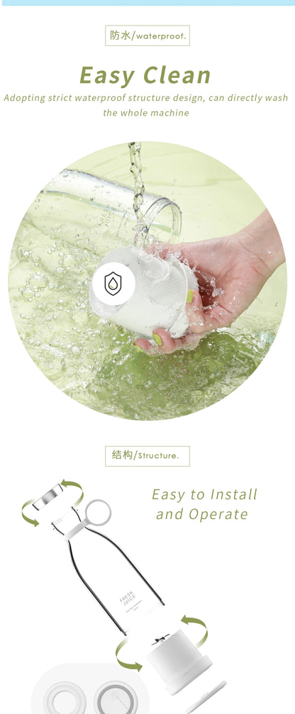 Portable Blender,Fashion Portable Blender for Shakes and Smoothies 11.8 Oz,Magnetic USB Fast Charging Mini Fresh Juice Mixer