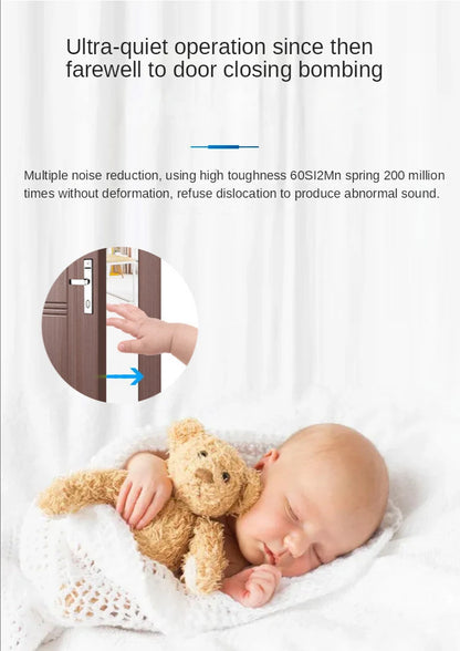 Door closer home push-pull unit door door close artifact fireproof anti-theft door hydraulic automatic buffer silent door closer