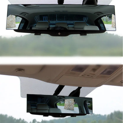 Car Mirror Interior Rearview Mirrors Universal Auto Rear View Mirror Anti-glare Wide-angle Surface Blue Mirror Auto Accessories