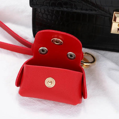 Korean Fashion Cute Car Accessories Creative Keyring Purse Pendant Bag Keychains Mini Bag