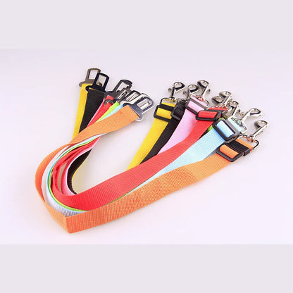 Car Seat Belt Buckle Pet Seat Adjustable Pet Cat Dog Pet Supplies Vehicle Dog Harness Pet Leash Car Safety Buckle Accessories
