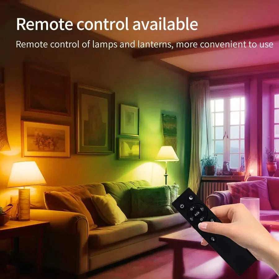 Smart Led Light Bulb 220V Tuya Bluetooth with RF 2.4G Remote Group Control RGB Lamp Ampoules Smart Life App Spotlight Bombilla