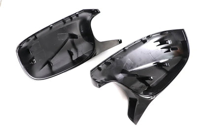 M Style Look Rearview Mirror Cover Cap Carbon Fiber Look Black for BMW  X3 F25 X1 E84 Pre-LCI 2010 2011 2012 2013 Case