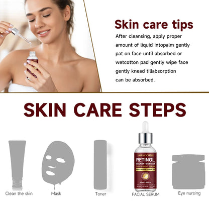 Retinol Day & Night Serum Face Serum Liquid Serum For Face Hyaluronic Acid Moisturizing Nourishing Skin Care Product  Korea 2025