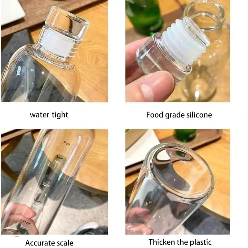 Sports Water Bottle New Simple Water Cup Portable Water Container Outdoor Travel Fitness Sports Gym Bottle Milk Juice Bottle