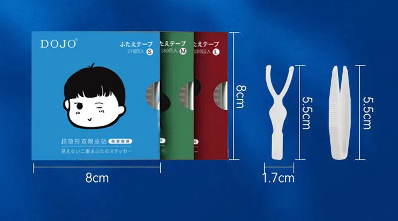 180/270PCS Double Eyelid Tape Invisible Eyelid Lift Band Self Adhesive Paste Fiber Waterproof Free Glue Eye Stickers