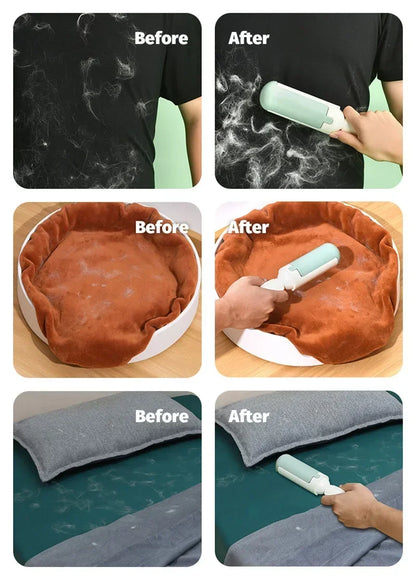 Pet Hair Remover Lint Rollers Dog Cat Fur Cleaning Brushes Multi-purpose Clothes Hair Sofa Sticker Roller Sticker Lint Remover