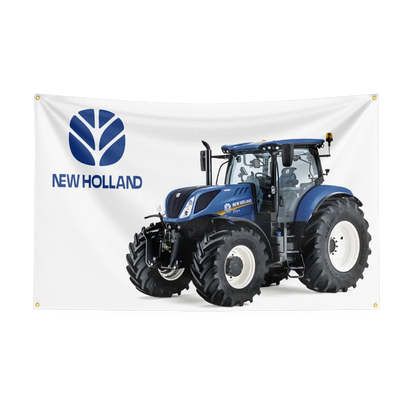 90x150CM TRACTORS New Hollands Agriculture Flag Polyester Printed Excavator Banner For Decor