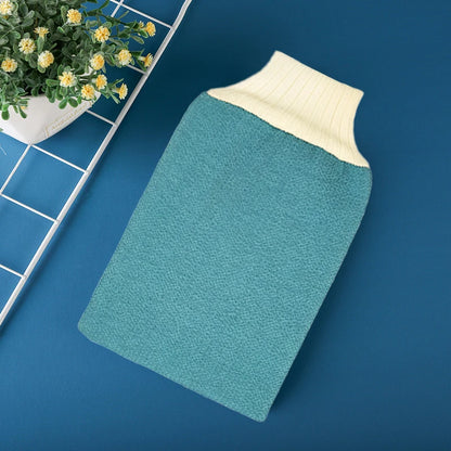 Scrub Exfoliating Bathing Glove Back Scrub Dead Skin Body Massage Glove Solid Color Double Side Deep Cleansing Shower Towels