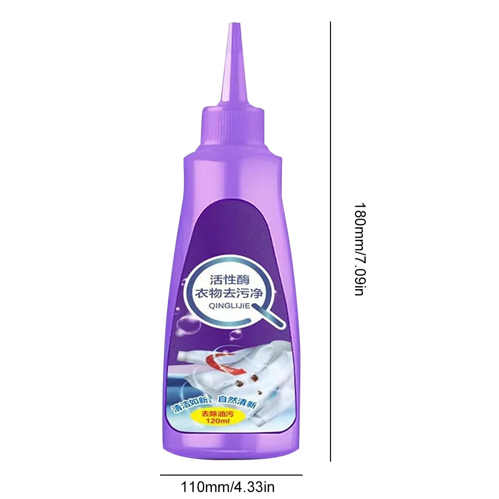 120 ML Concentrated Liquid Laundry Detergent Active Enzyme Laundry Detergent Laundry Detergent Liquid Laundry Stain Remover