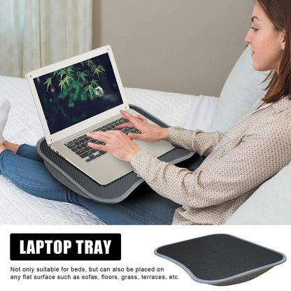 Lap Desk For Laptop with Cushion Computer Lapdesk with Soft Pillow Cushion Laptops Portable Pad Computer Lapdesk Large Holding