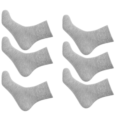 3 Pairs Diabetic Socks Mens Women Non Binding Loose Top for Diabetes Patients Swollen Feet Seamless Cotton Ankle Socks