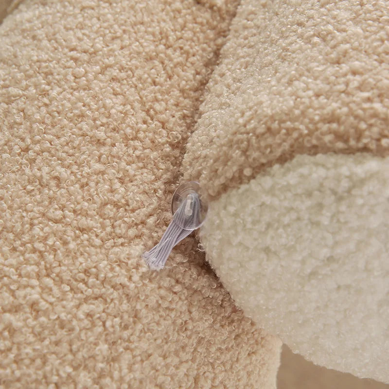 Headboard Pillow Lambswool Triangle Cushion Backrest Pain Relief Sofa Waist Cushion Wedge Sleeping Pillows for Bed Decorative 이불