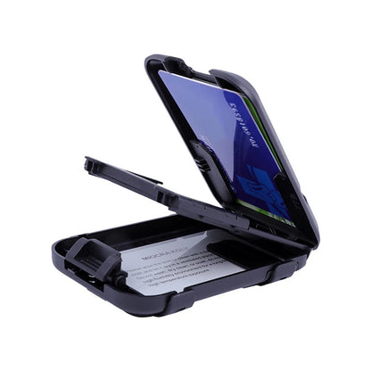 Slim Wallet RFID Blocking Wallet For Men Removable Money Metal Wallet With Money Clip For Men Crush Resistant