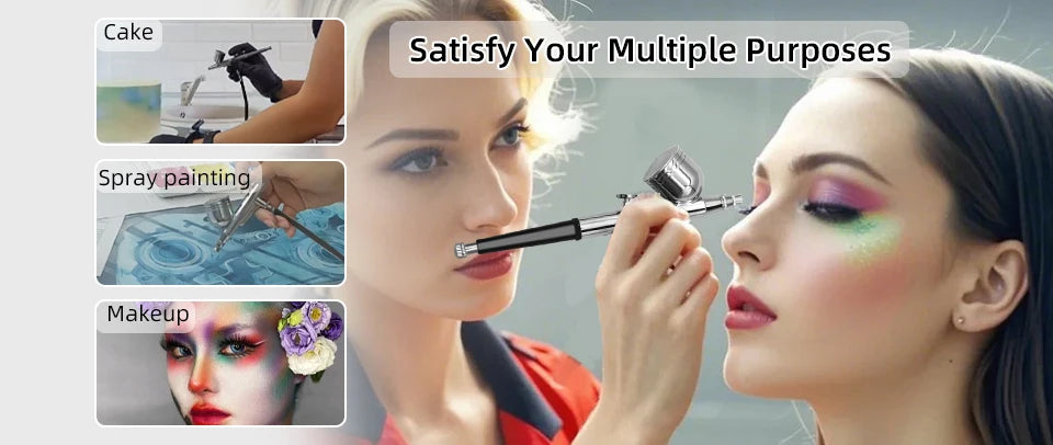 Portable Airbrush Skin Care Beauty Tool With Compressor Air Brush Nail Art Paint Facial Cleansing Rejuvenating Moisturizing