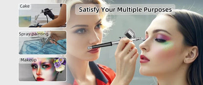 Portable Airbrush Skin Care Beauty Tool With Compressor Air Brush Nail Art Paint Facial Cleansing Rejuvenating Moisturizing