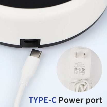 2000RPM Mini Electric Magnetic Stirrer with Stir Bar Brushless DC Motor Magnetic Mixer for Medical Chemical Laboratory EU Plug