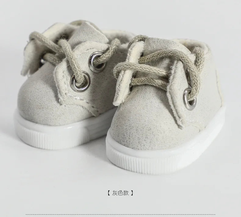 Labubu 17cm  Shoes Fashion labubu Canvas Shoes Clothes Cartoon Baby Canvas Leather Shoes Doll Universal Clothing Accessories